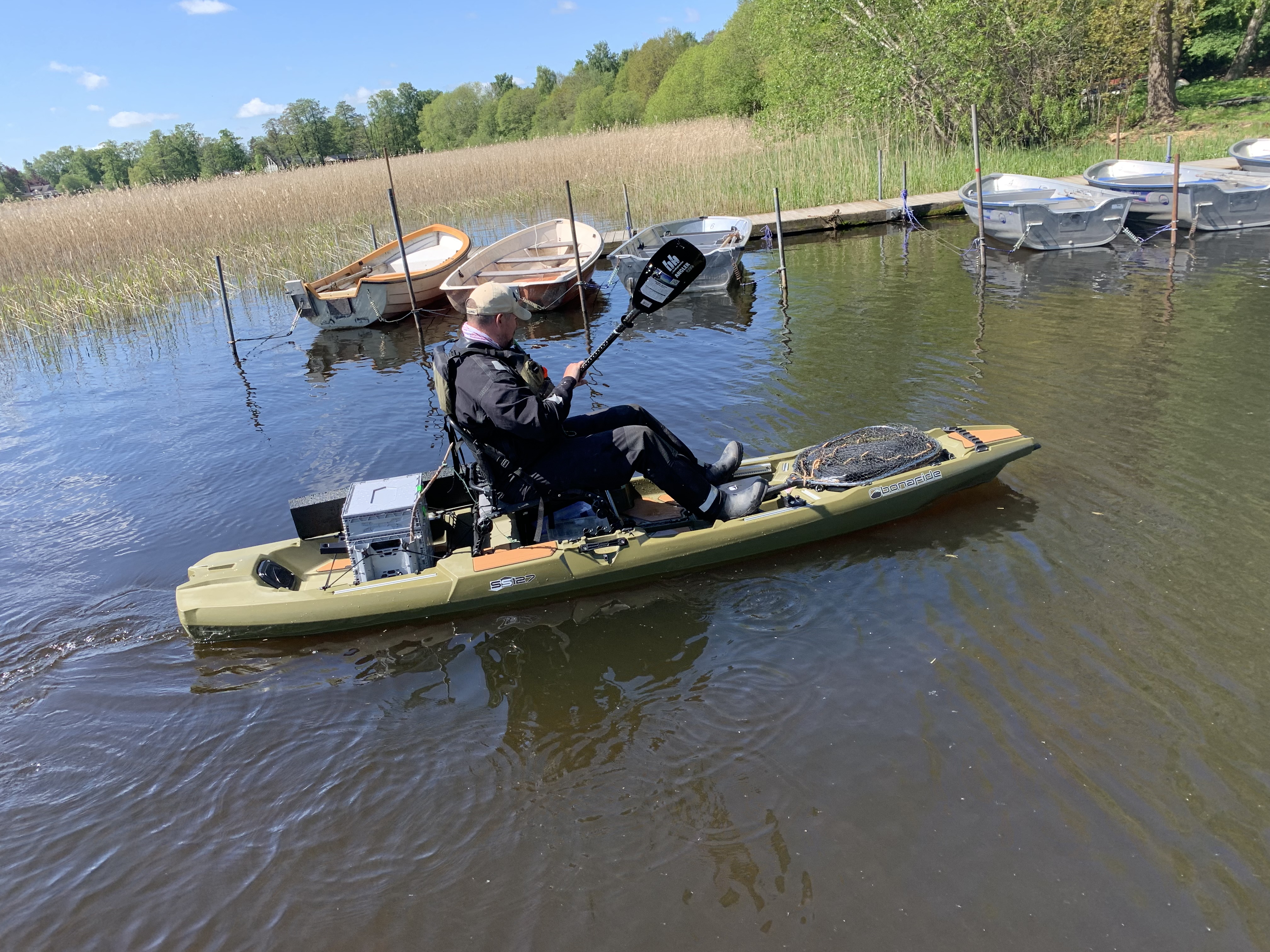 Bonafide Sit and Stand 127 - A stable paddling kayak - 2