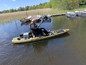 Bonafide Sit and Stand 127 - A stable paddling kayak