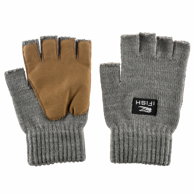 IFISH Wolly Comfort - stickad ullvante med avklippta fingrar