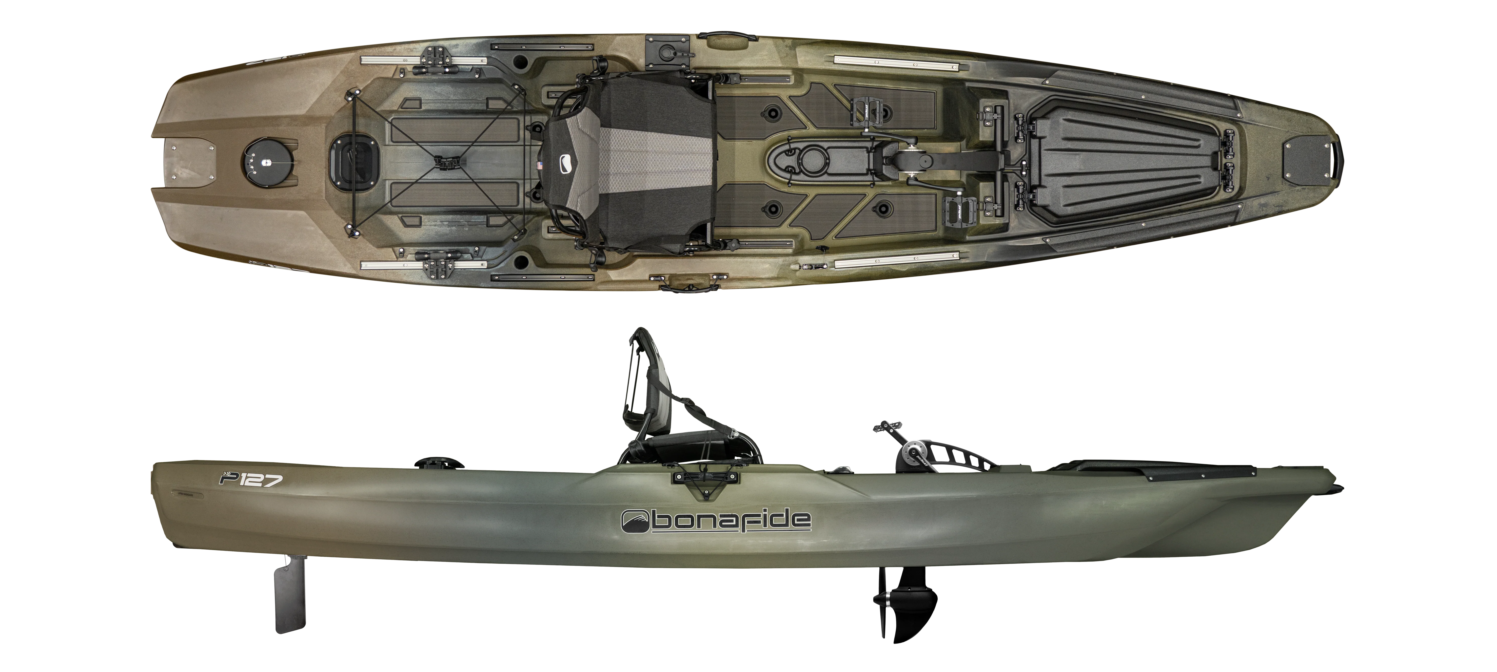 Bonafide P127 - Perfekt att Trampa, Paddla och för elmotor
