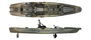 Bonafide P127 - Equally good for paddling, pedaling or motoring.