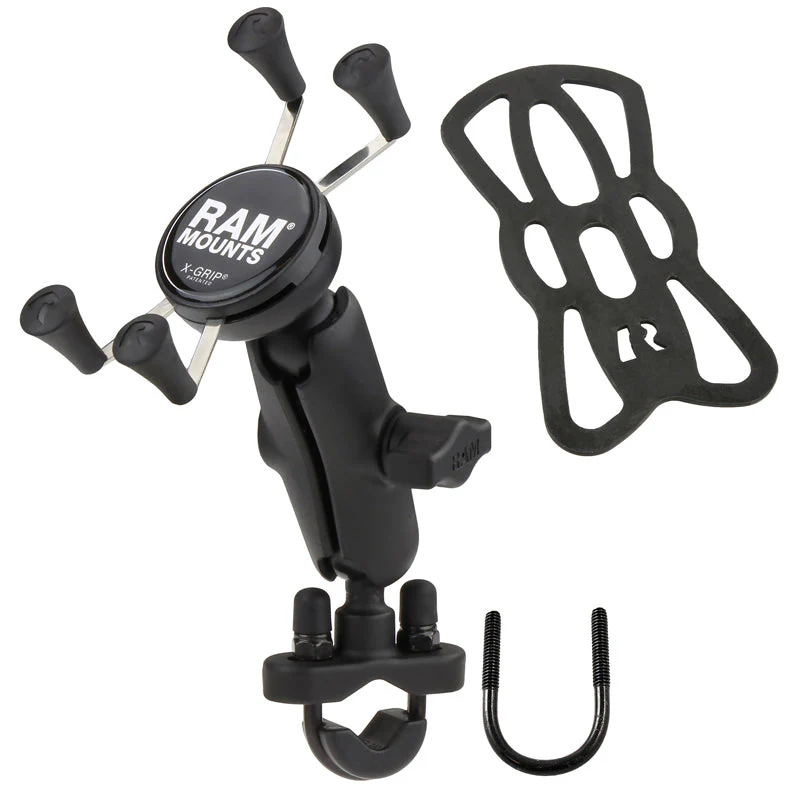 RAM-B-149Z-UN7 is a complete B-size pipe kit with X-Grip holder - 2