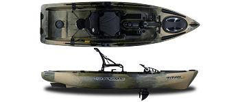 Native Watercraft Titan 10.5 Propel - With springblade rudder