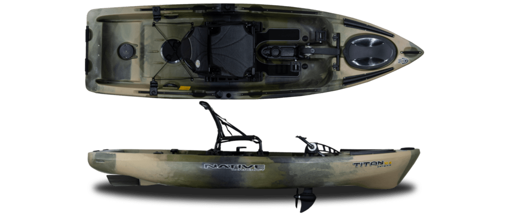 Native Watercraft Titan 10.5 Propel - With springblade rudder - 5