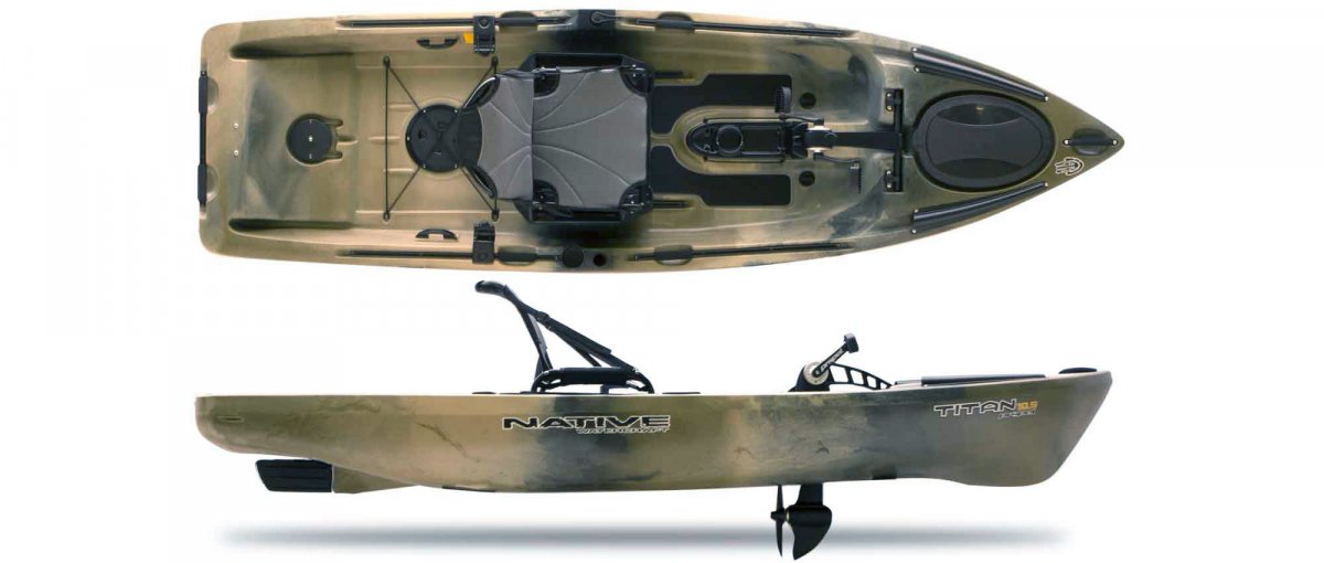 Native Watercraft Titan 10.5 Propel - With springblade rudder - 6