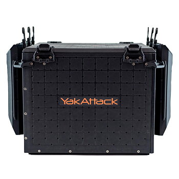Yakattack BlackPak Pro, 16 x 16 x 13, Including lid and 6 rod holders - BLACK