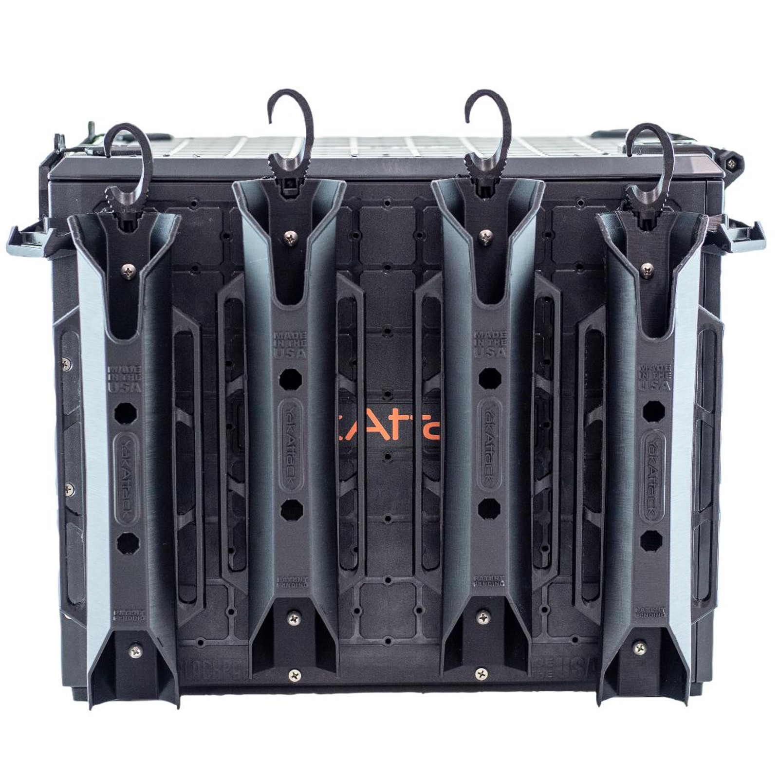 Yakattack BlackPak Pro, 16 x 16 x 13, Inklusive lock och 6 spöhållare - SVART - 4
