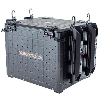 Yakattack BlackPak Pro, 13 x 16 x 13, Black, Includes lid and 4 rod holders