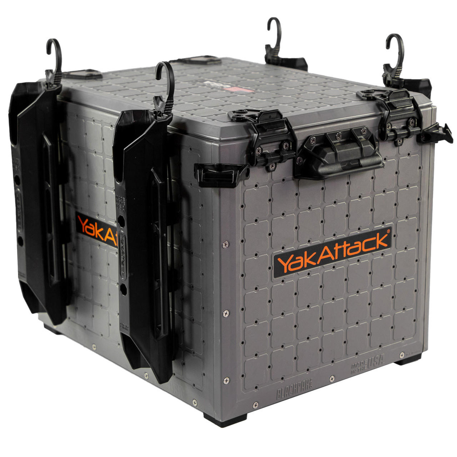 Yakattack BlackPak Pro, 13 x 16 x 13, Black, Includes lid and 4 rod holders - 12