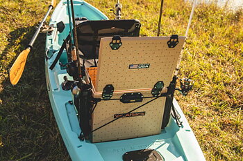 Yakattack BlackPak Pro, 13x16x13, Desert Sand, Includes lid and 4 rod holders