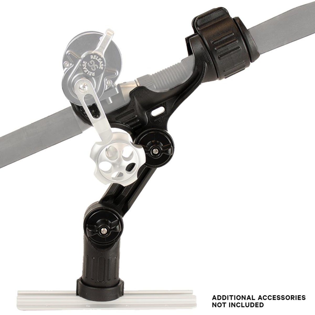 Yakattack Omega Pro Rod Holder with LockNLoad Track Mounting Base - 4