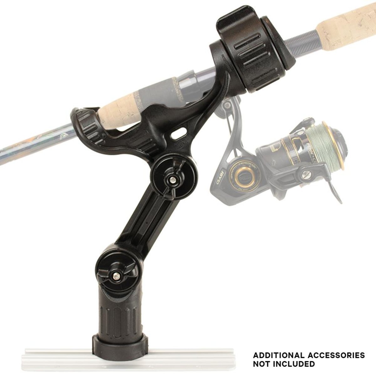 Yakattack Omega Pro Rod Holder with LockNLoad Track Mounting Base - 7