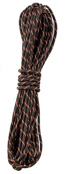 Yakattack USA Made 550 Paracord w/ Reflective Tracer, 35 ft, Black/Orange