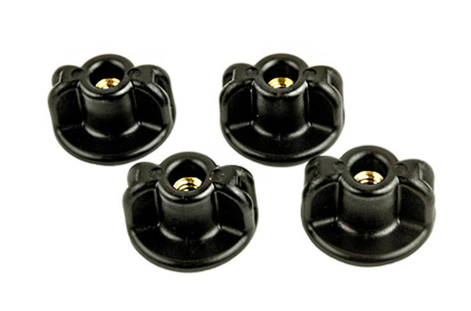 Yakattack Lopro WingKnob, 1/4-20 Threads, Brass Insert, 4 pack