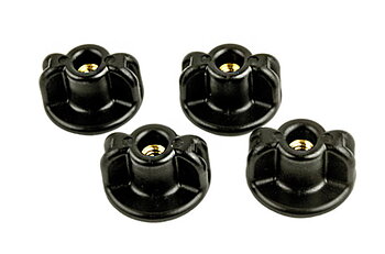 Yakattack Lopro WingKnob, 1/4-20 Threads, Brass Insert, 4 pack