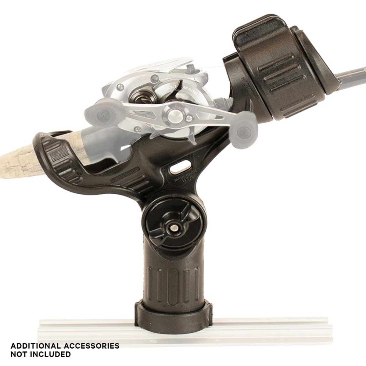 Yakattack Omega Rod Holder with LockNLoad Track Mounting Base - 7