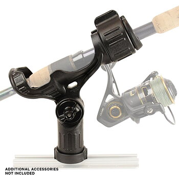 Yakattack Omega Rod Holder with LockNLoad Track Mounting Base