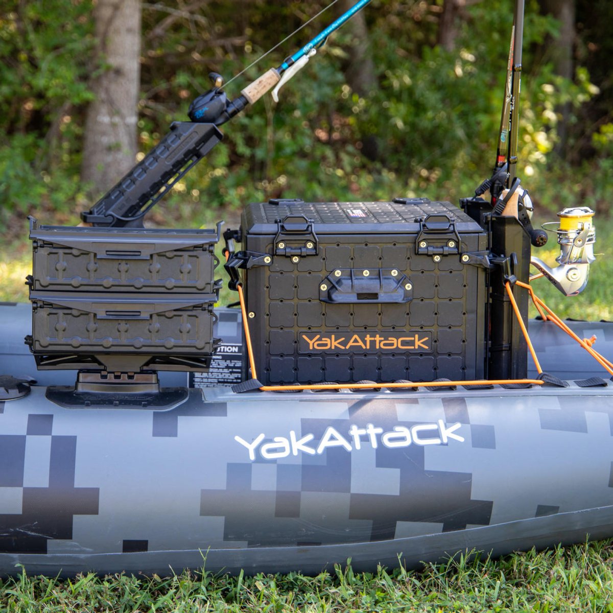 Yakattack TracPak Combo Kit, Two Boxes and Quick Release Base - 10