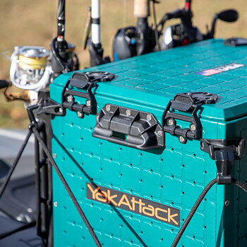 Yakattack BlackPak Pro, 13 x 16 x 13, Emerald Green, Includes lid and 4 rod holders (limited edition)