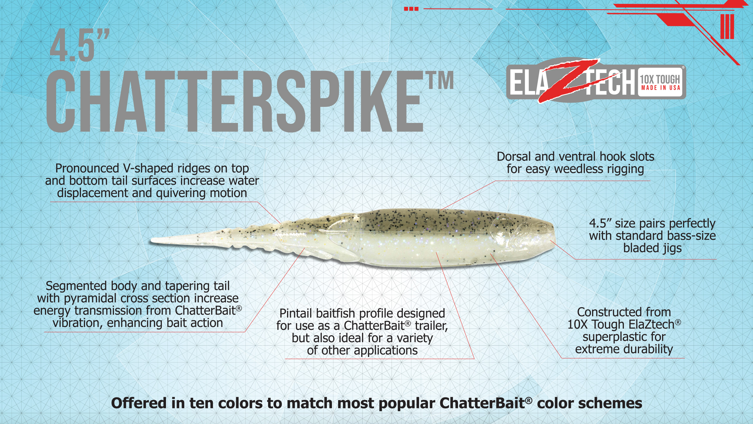 Z-Man Chatterspike 4.5 Inch / 11,43cm - 3