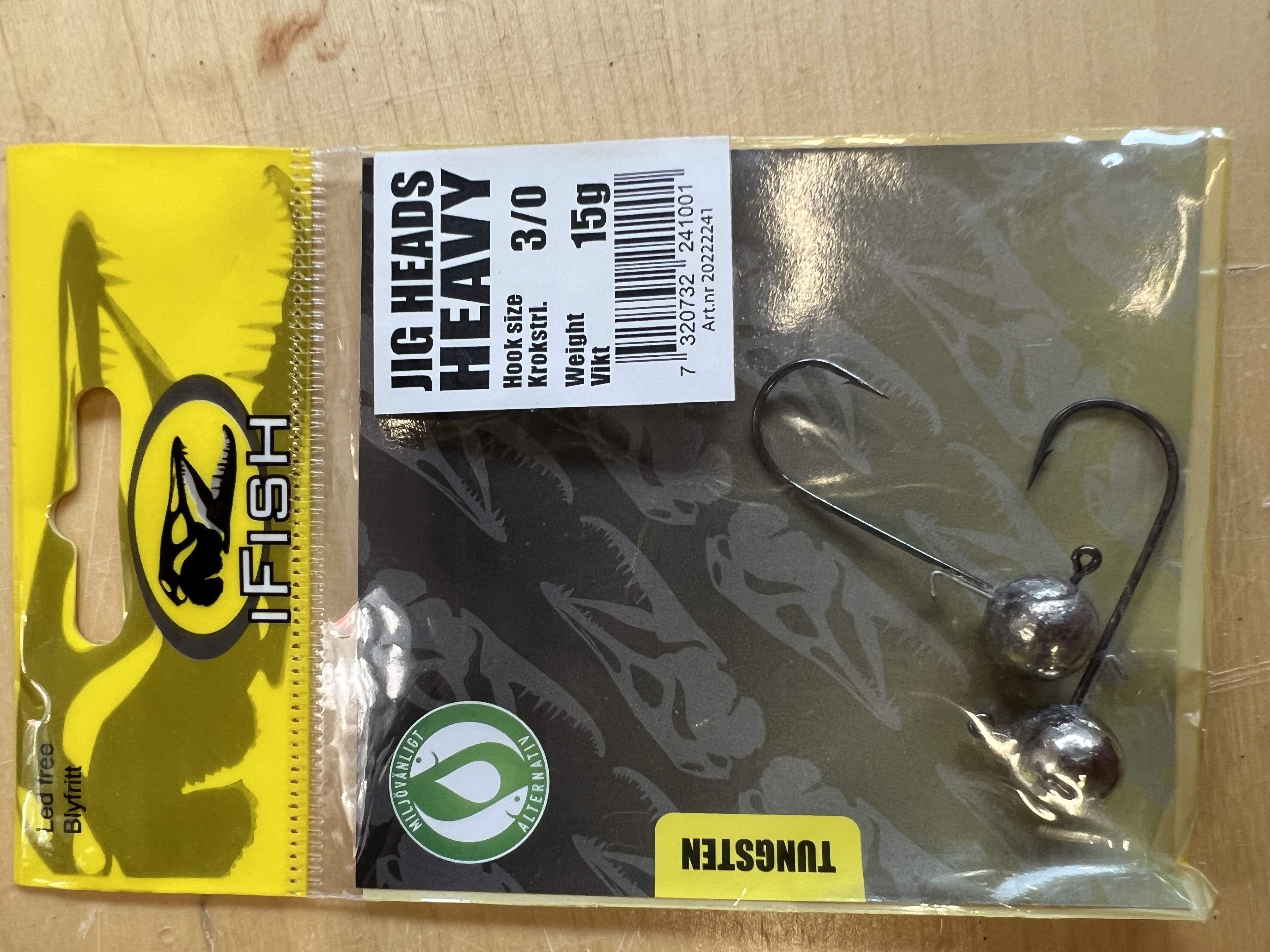 IFISH Heavy 15g - Jiggskallar av Tungsten - 2