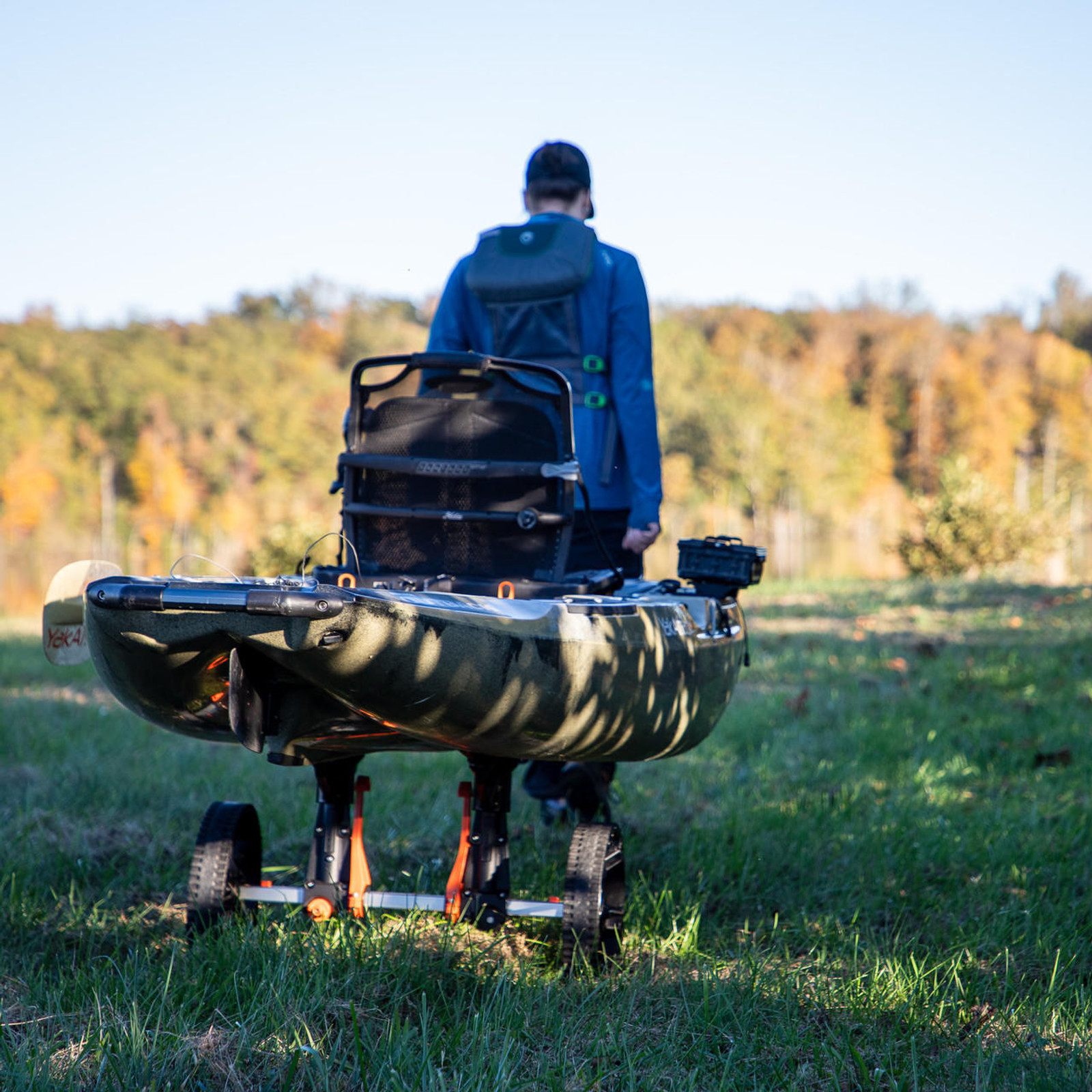 Yakattack TowNStow Scupper Kayak Cart - 4