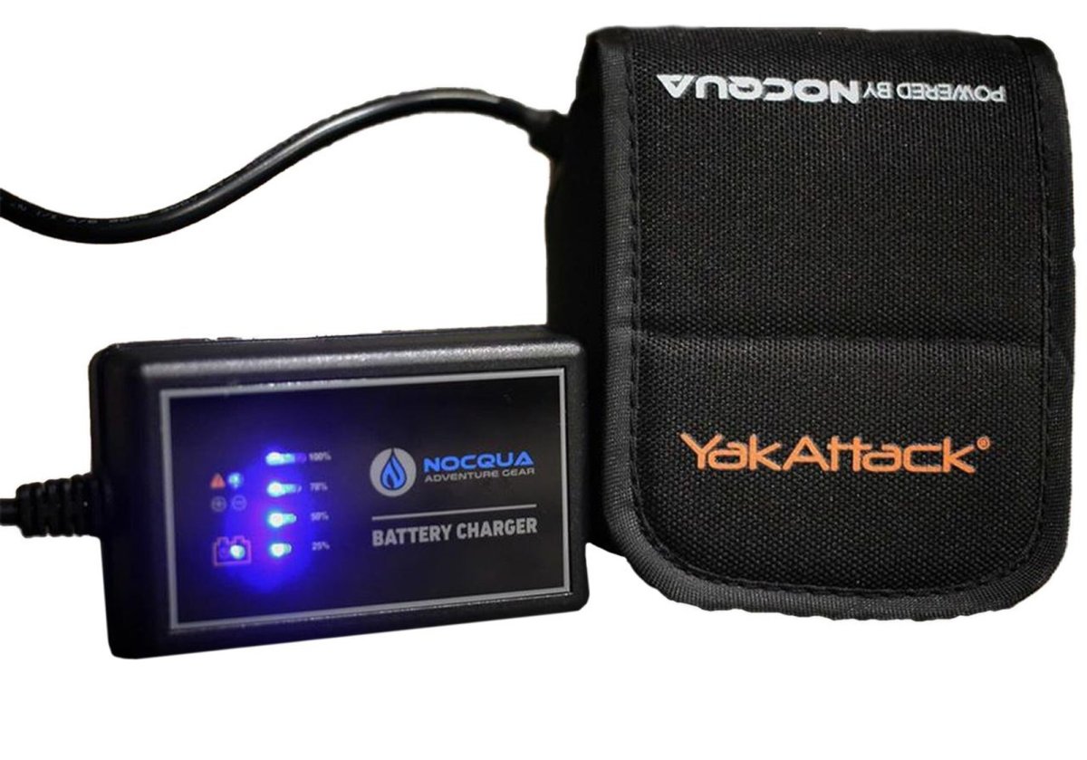 Yakattack 10Ah Battery Power Kit, Lithium-Ionen-Akkupack mit Ladegerät - 10