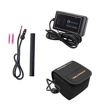 Yakattack 10Ah Battery Power Kit, Lithium-ion battery pack w/charger