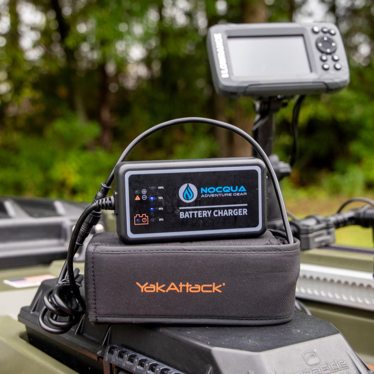 Yakattack 20Ah Battery Power Kit, Lithium-Ionen-Akkupack mit Ladegerät - 12