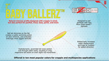 ZMAN Baby Ballerz 2 Inch / 5cm - Super effektiver Mikroköder