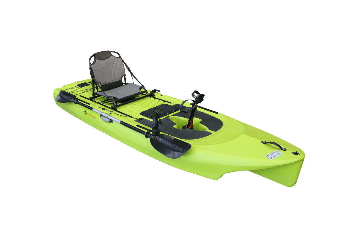 Angler 320 SUP 10.5 ft Single Sup Flap Pedal Sit on Top Kayak - 4