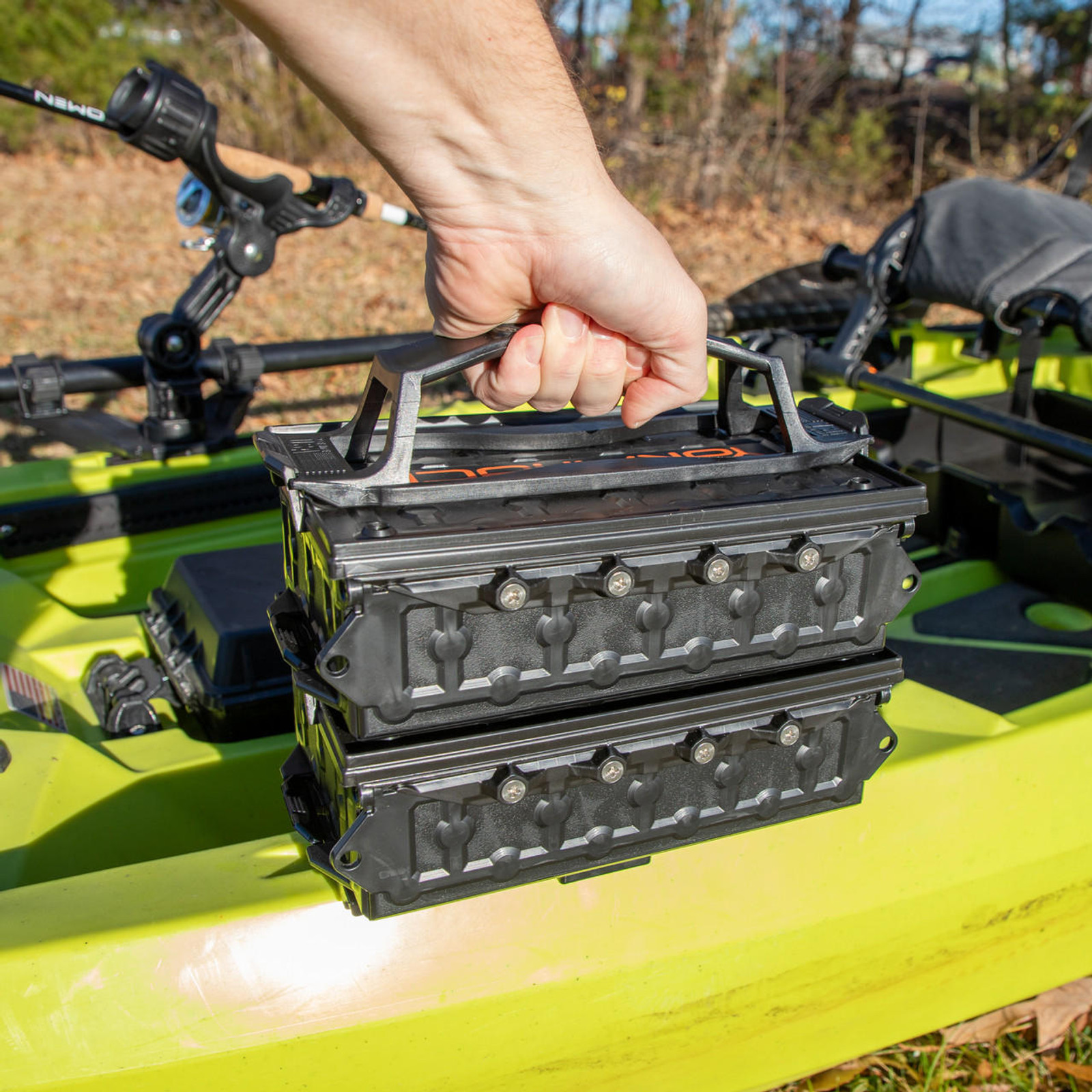 TracPak Combo Kit, Two Boxes, Track Mount, Handle, and 3 Trays - 19