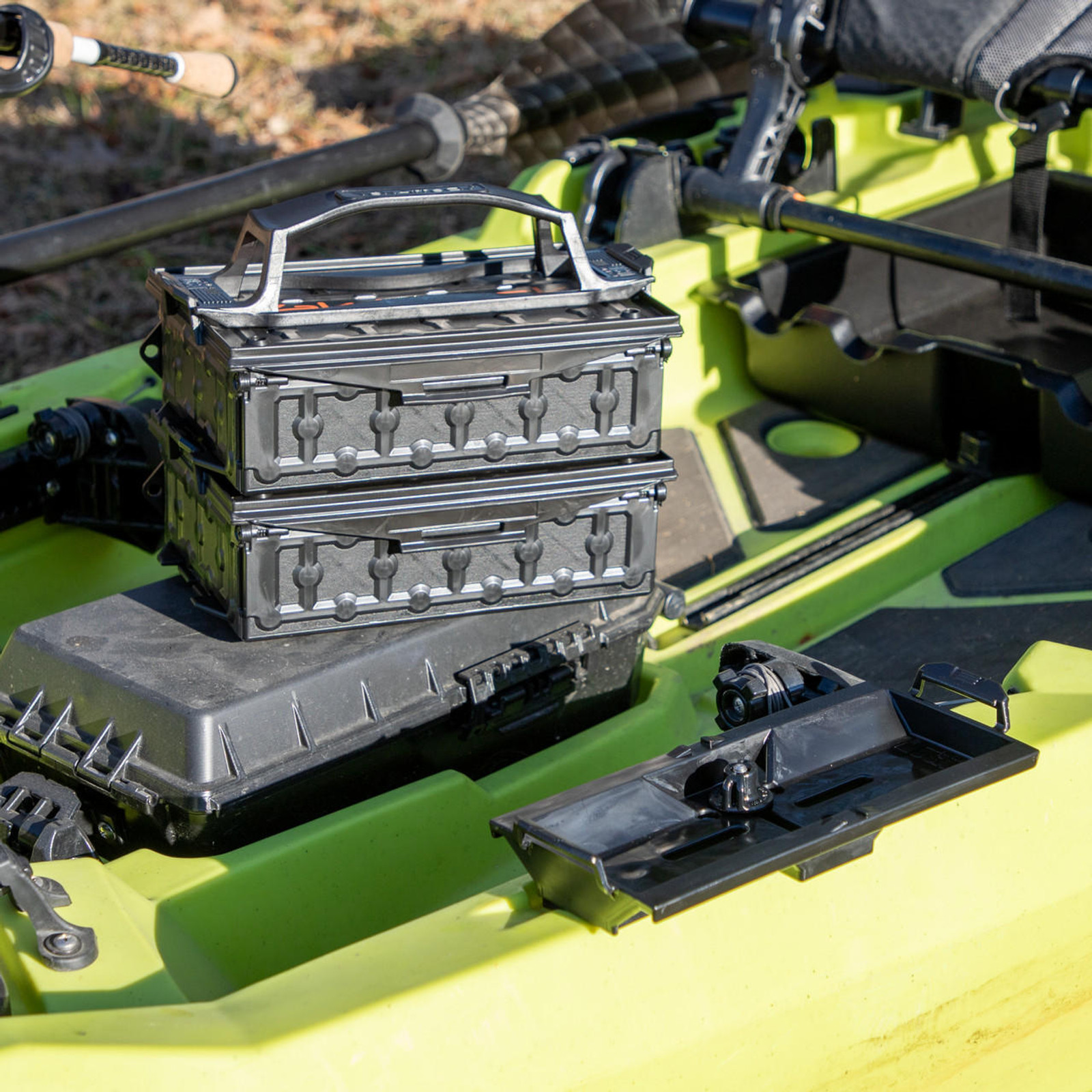 TracPak Combo Kit, Two Boxes, Track Mount, Handle, and 3 Trays - 5
