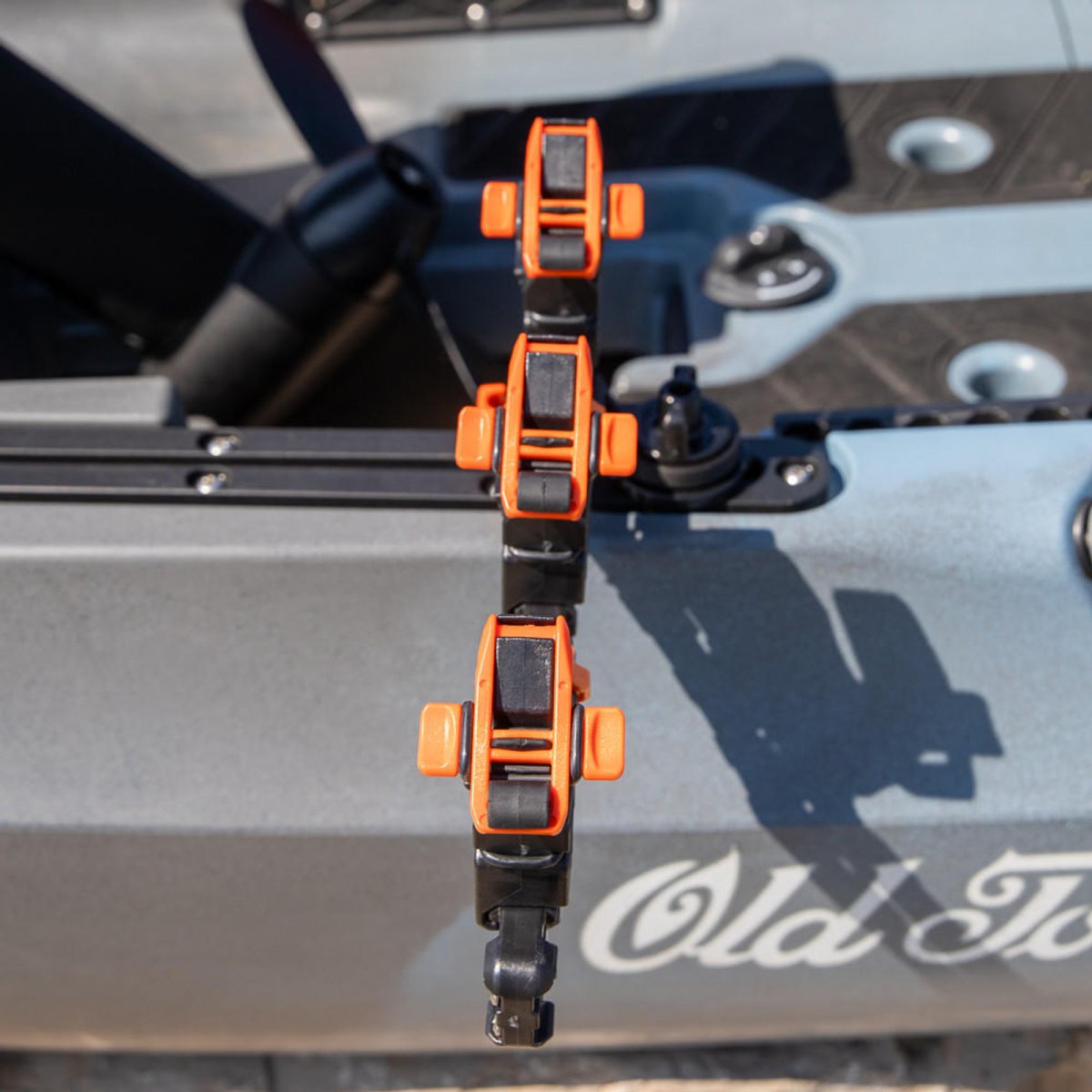 Yakattack SideStage Rod Rack - Store 3 rods on the side of your kayak or boat - 3
