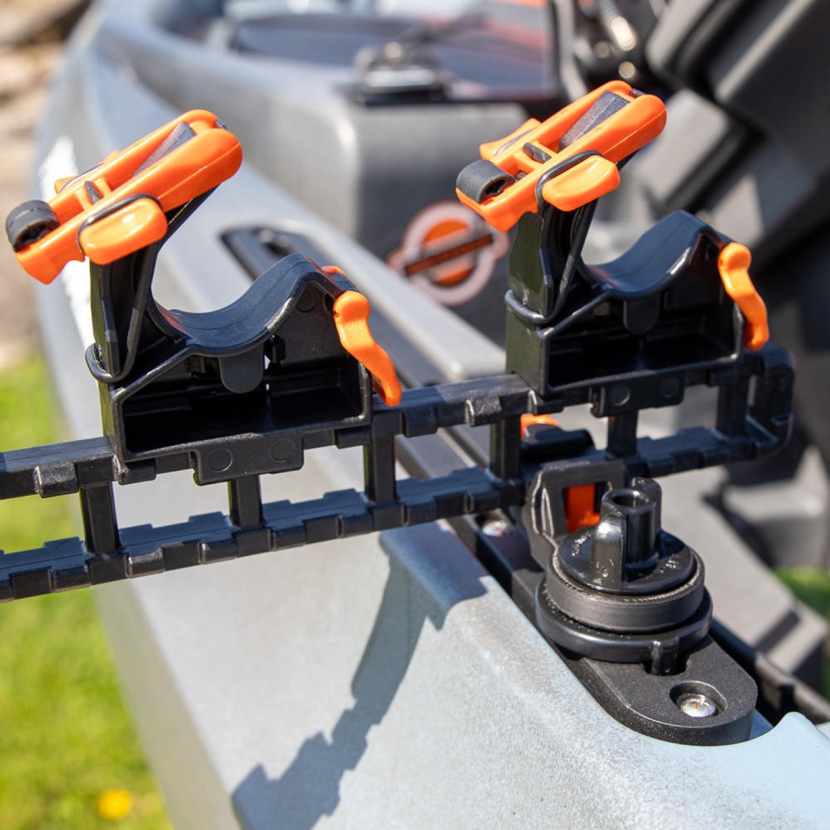 Yakattack SideStage Rod Rack - Store 3 rods on the side of your kayak or boat - 11