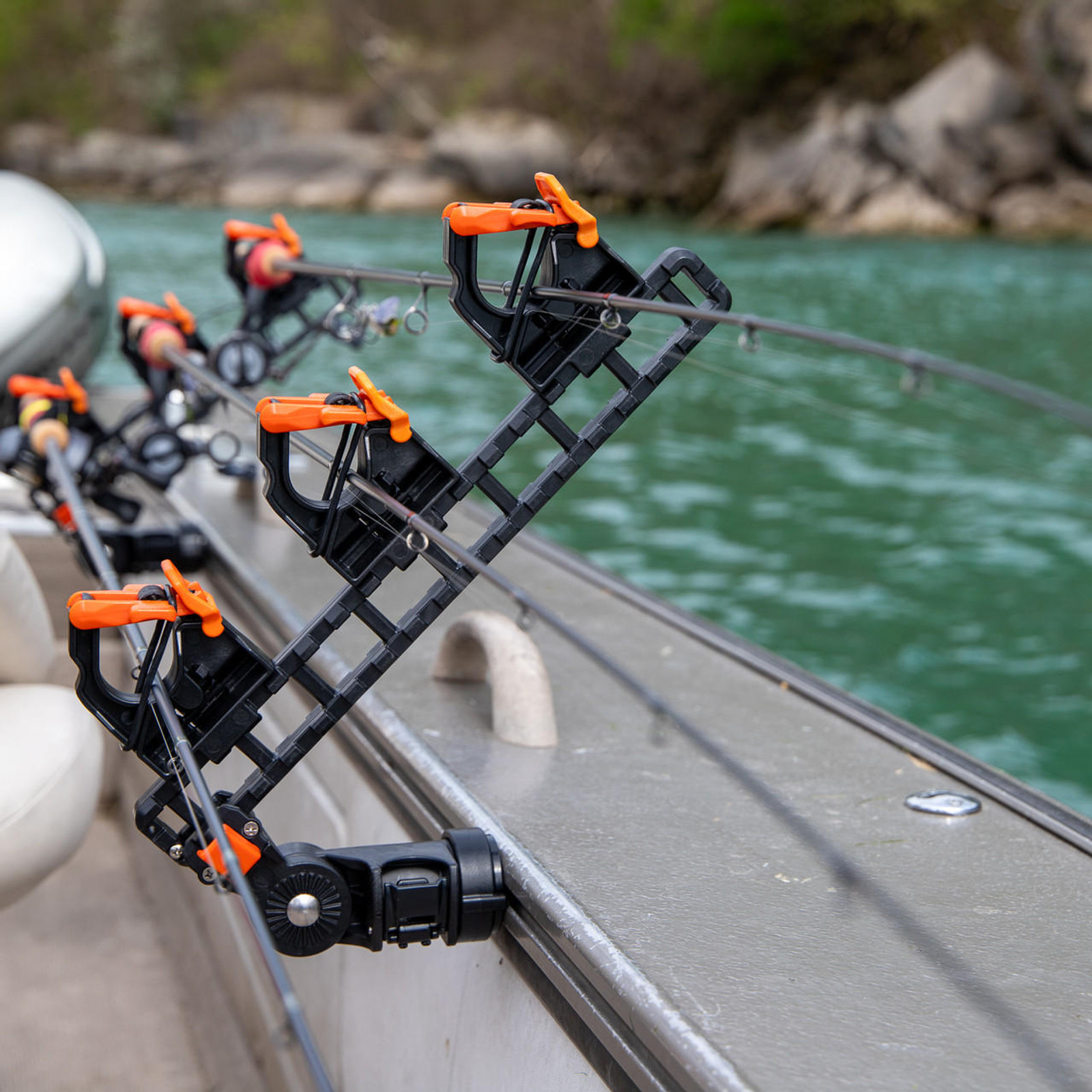 Yakattack SideStage Pro Rod Rack with TurnKey Adapters - 4