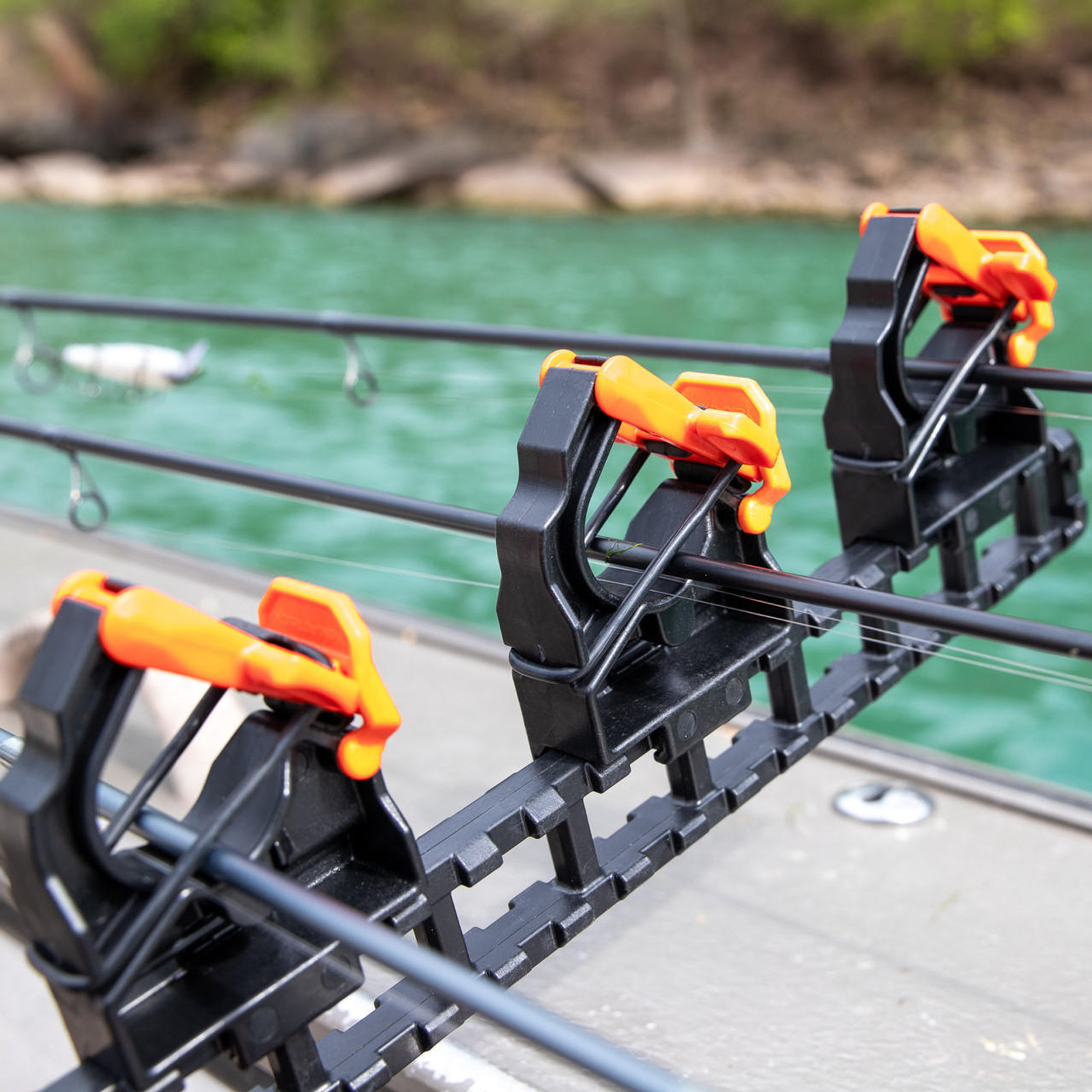 Yakattack SideStage Pro Rod Rack with TurnKey Adapters - 8