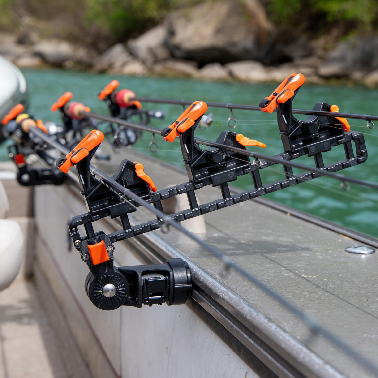 Yakattack SideStage Pro Rod Rack with TurnKey Adapters - 17