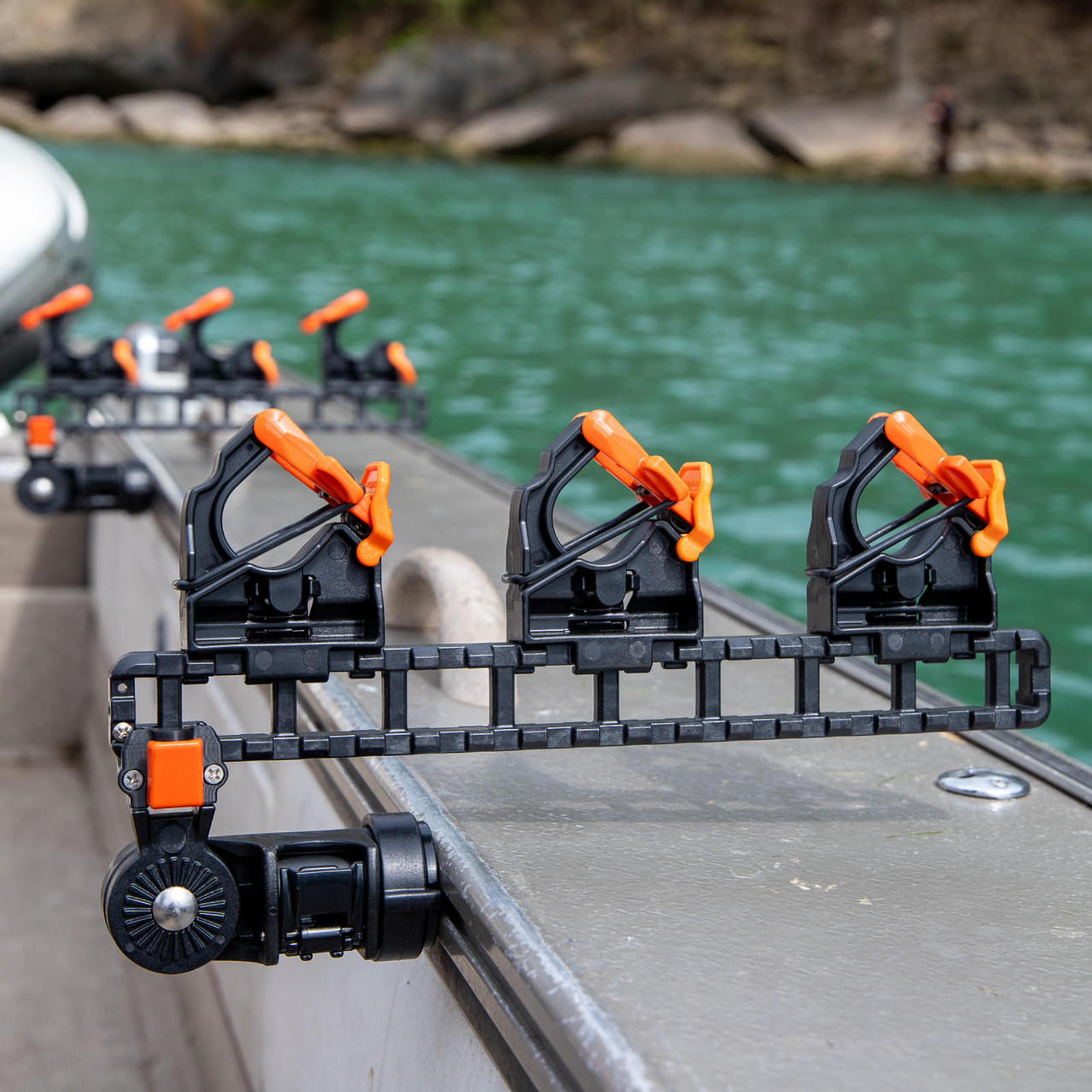 Yakattack SideStage Pro Rod Rack with TurnKey Adapters - 15