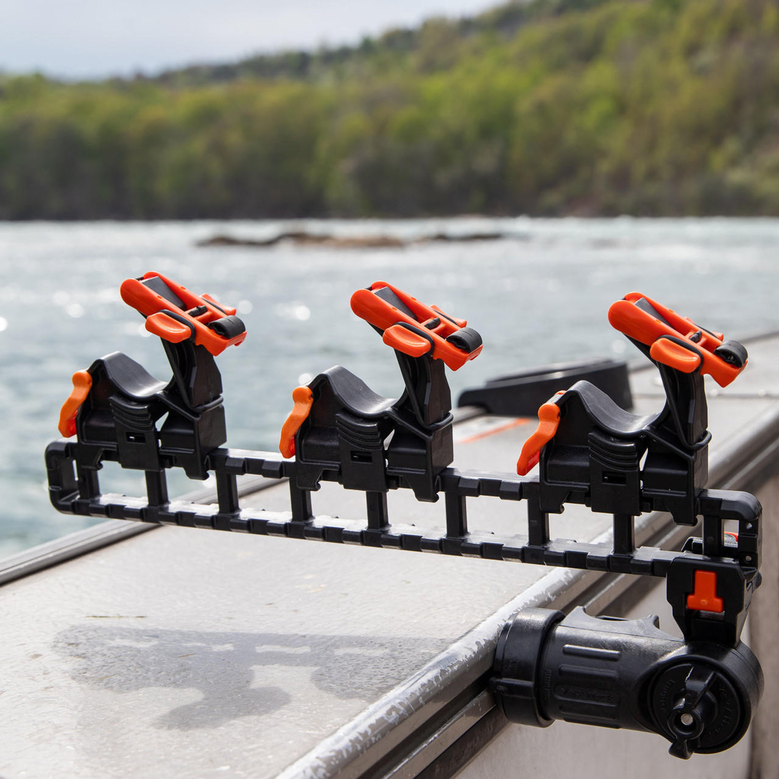 Yakattack SideStage Pro Rod Rack with TurnKey Adapters - 9