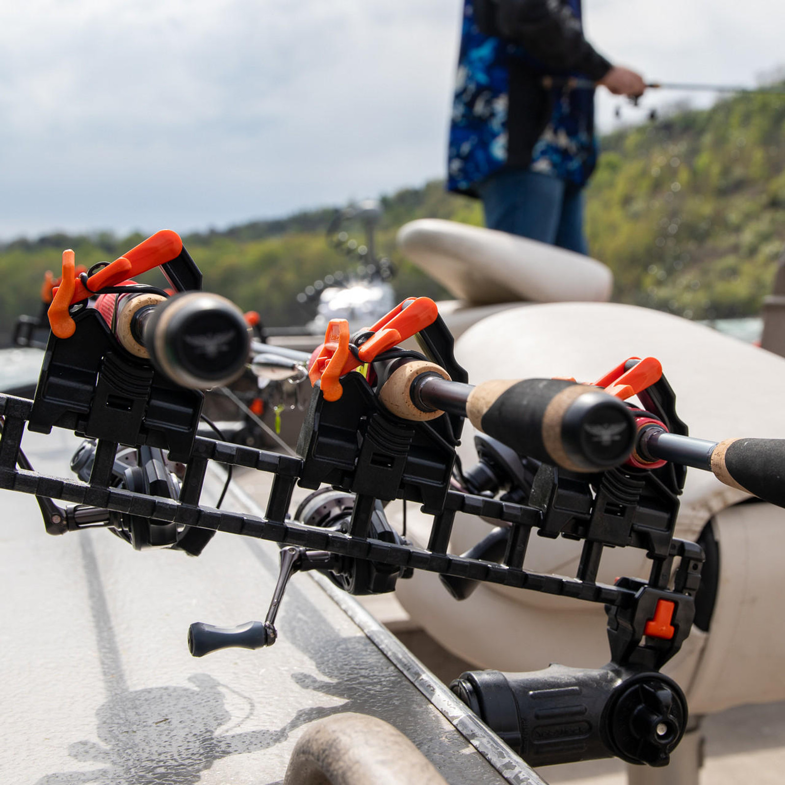 Yakattack SideStage Pro Rod Rack with TurnKey Adapters - 6