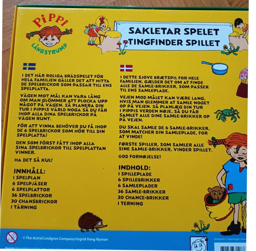 Pippi Thingfinder Game - 2
