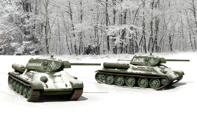 1/72 T34/76 m42 NO GLUE