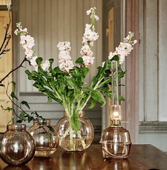 Fotogenlampa Majken Askrosa Mässing Stor- Strömshaga