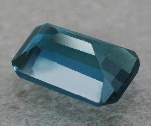 0,68 ct de topacio azul Londres natural suelto de talla octogonal muy bonito - 2