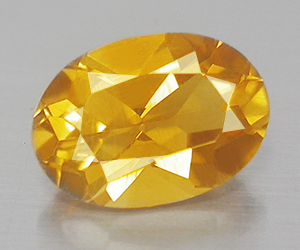 Citrina suelta natural calibrada ovalada de 0,73 ct de 7 x 5 mm - 3