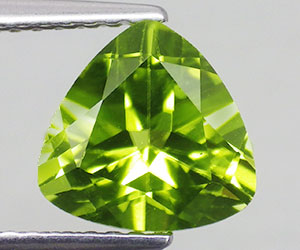 Piedra preciosa de peridoto genuino de alta calidad de lujo de 2,07 ct - 2