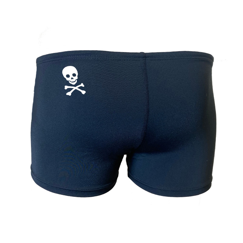 Badehose Klassische Boxer Schwarz