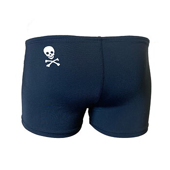 Badehose Klassische Boxer Schwarz