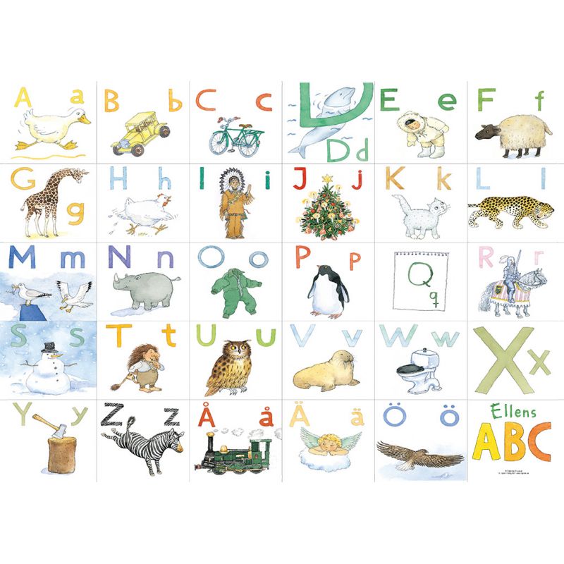 Ellen's ABC table mat